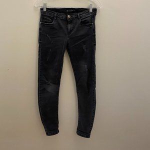 Zara grey denim jeans